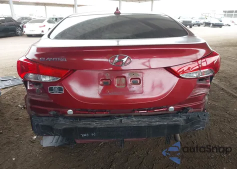 2013 Hyundai Elantra Gls from USA, damaged, VIN 5NPDH4AE2DH181817